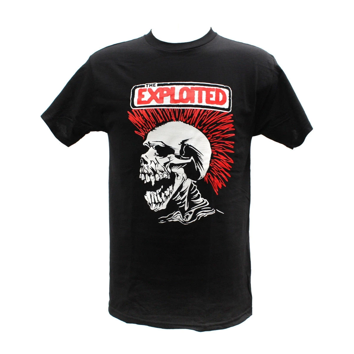 

The Exploited Punk Band Embroidered Graphic T-Shirts Different Colours High Quality for Man T Shirts Top Tee