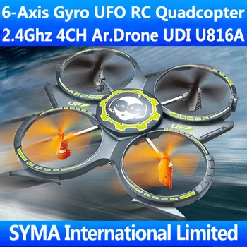 

2.4Ghz 4CH 6-Axis GYRO UDI U816A Mini Parrot AR.Drone Quadcopter Quadricopter Quadrocopter UFO RC Helicopter Quad Copter Toy