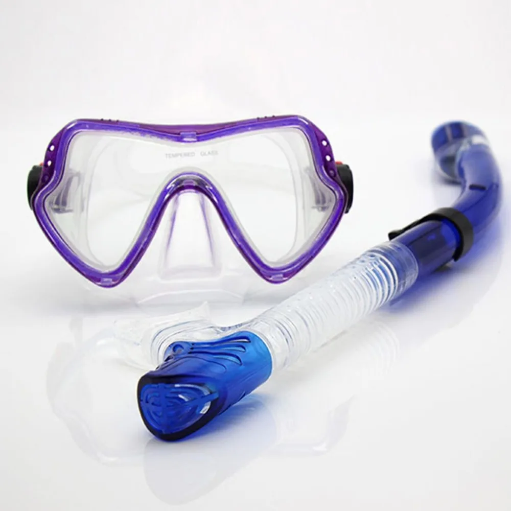 Профессиональная маска для подводного плавания трубка Анти-туман очки набор силиконовый Плавательный Бассейн Рыбная ловля оборудования