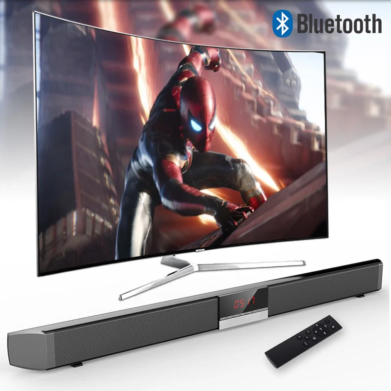 Stereo Surround Sound XGODY SR100 Plus Bluetooth Soundbar for TV Wireless Speaker Aux-In Coaxial Optical Subwoofer Home Theater Stereo Surround Sound XGODY SR100 Plus Bluetooth Soundbar for TV Wireless Speaker Aux-In Coaxial Optical Subwoofer Home Theater