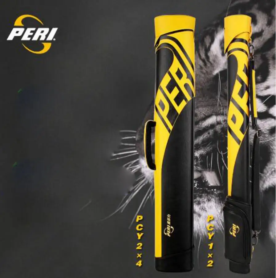 

Offical PERI New 1/2 Cue Case Billiard Pool Cue Case PU Stick Carrying Case Professional Billiard Accessories 3 Holes 6 Holes