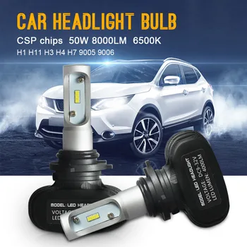 

50W 8000LM 9006 HB4 LED Headlight 6500K Pure White Car Light Bulb Auto Front Fog Light Headlamp Bulb