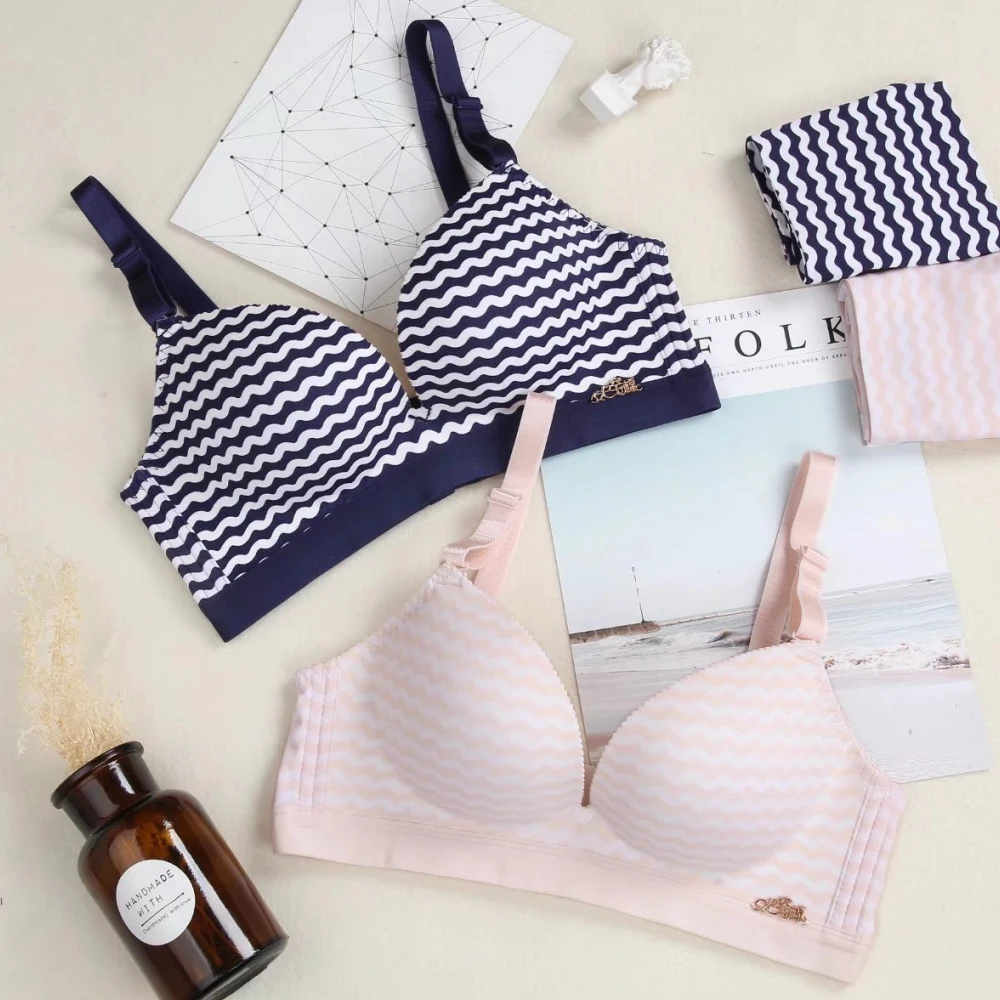 Wholesale Women Bras Sets Supply 2017 new Seamless Academy Girls Cotton