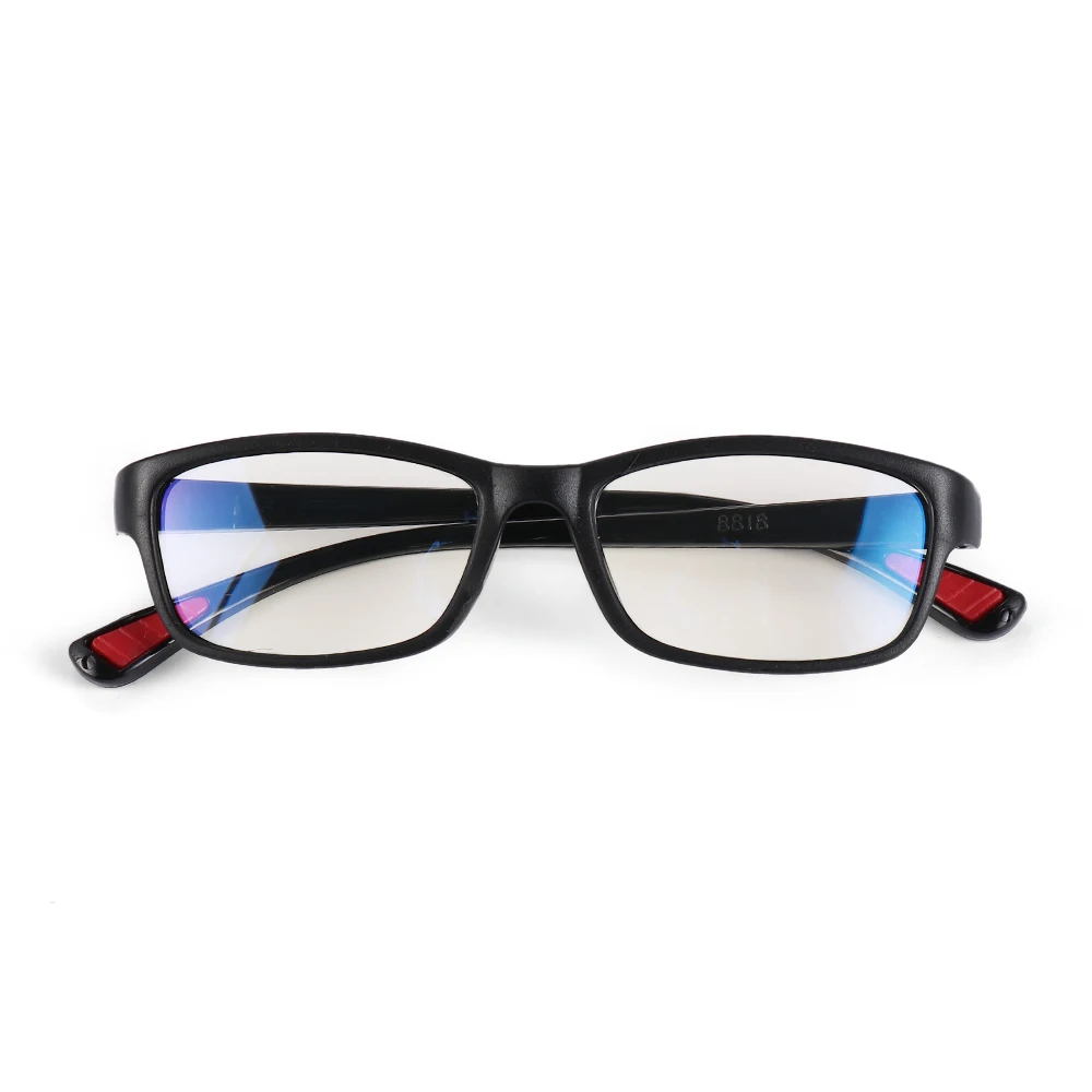 Защита глаз унисекс анти-голубые лучи компьютерные очки для чтения плоские зеркальные радиационные компьютерные игровые очки