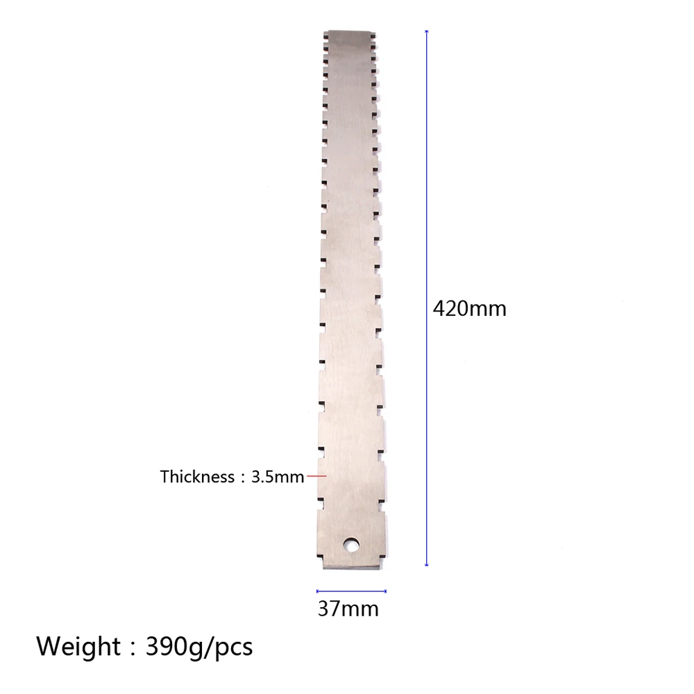 

Guitar Neck Notched Straight Edge Luthiers Tool for Most Electric Guitars for Fretboard and Frets Stainless Steel