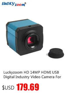 Luckyzoom SZM0.5X объектив для стерео микроскопа WD177mm бинокулярный тринокулярный Микроскоп аксессуары