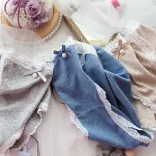 100% prawdziwe zdjęcie 3XL 7XL Plus rozmiar duży rozmiar piękny śliczne kawaii Lolita bawełniane majtki bielizna krótkie stringi WP548