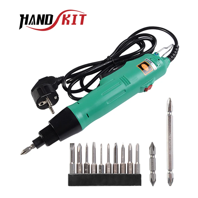 Handskit 220V Electric Screwdriver Set Adjustable Speed Rechargeable