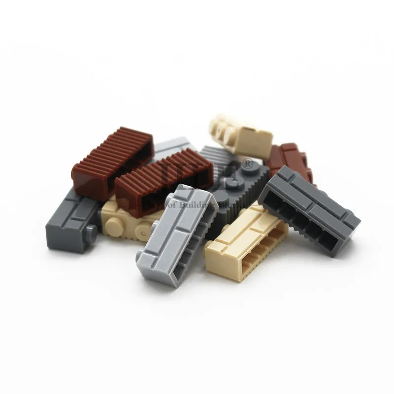 

Moc Brick Modified 1x3 with Masonry Profile City View Rampart Wall DIY Building Enlighten Blocks Compatible Assembles Particles