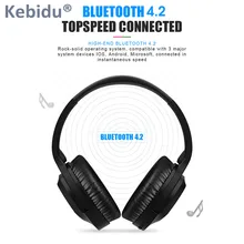 Kebidu Музыкальная гарнитура Bluetooth ANC наушники с микрофоном супер HiFi глубокий бас активный шумоподавление