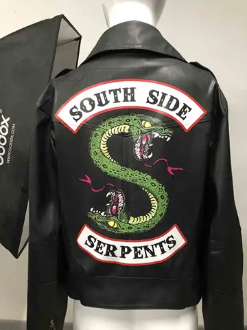 jaqueta de riverdale dos serpentes