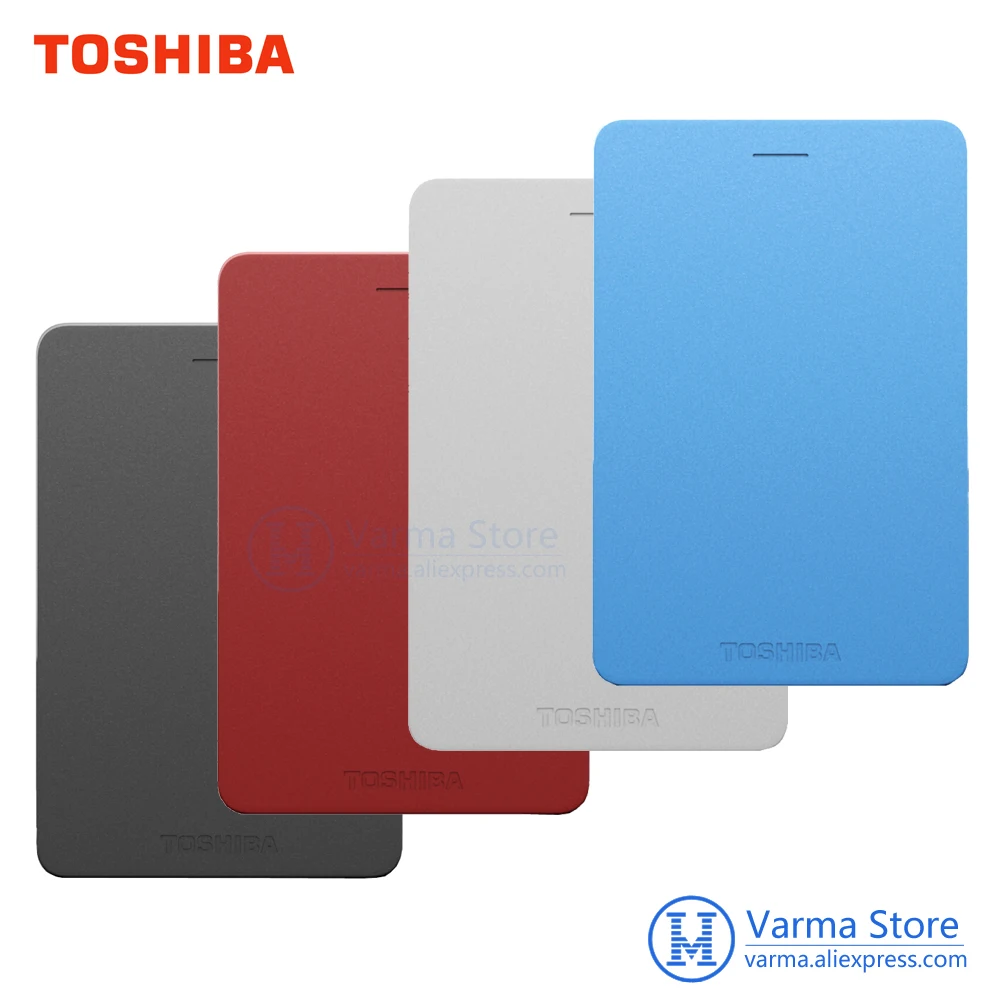 TOSHIBA Alumy серии 1 ТБ 2 ТБ 2,5 "USB3.0 мобильный жесткий диск металлический внешний вид в четырех цветах