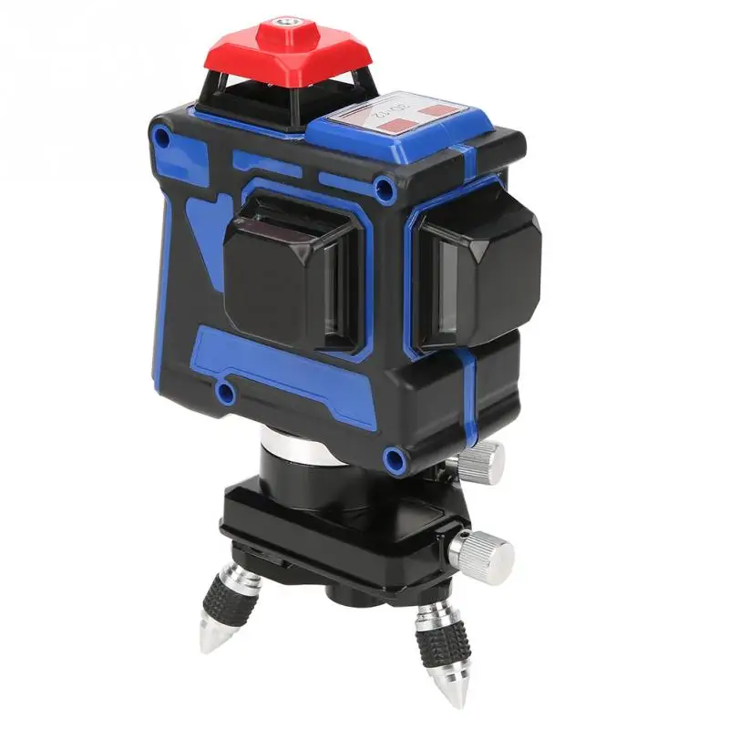 

New IP54 Laser Level 12 Lines 360 Degree Measuring Green 3D Laser Level Measurement Tool with Holder Level Measuring Instrument