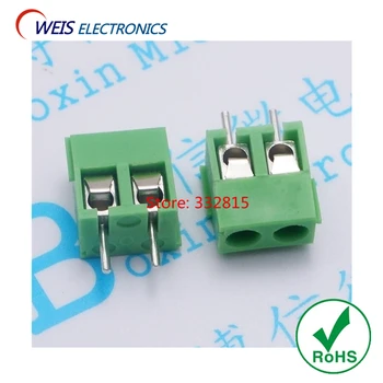 

20PCS KF396 splice 3.96mm pitch connector terminal 2P 3P Green split joint KF396-2P KF296-3P ROHS Free shipping