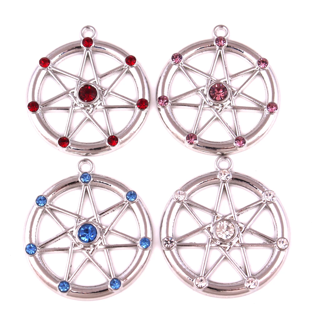 

Elven Wiccan Seven Pointed Star Fairy alloy Pendant