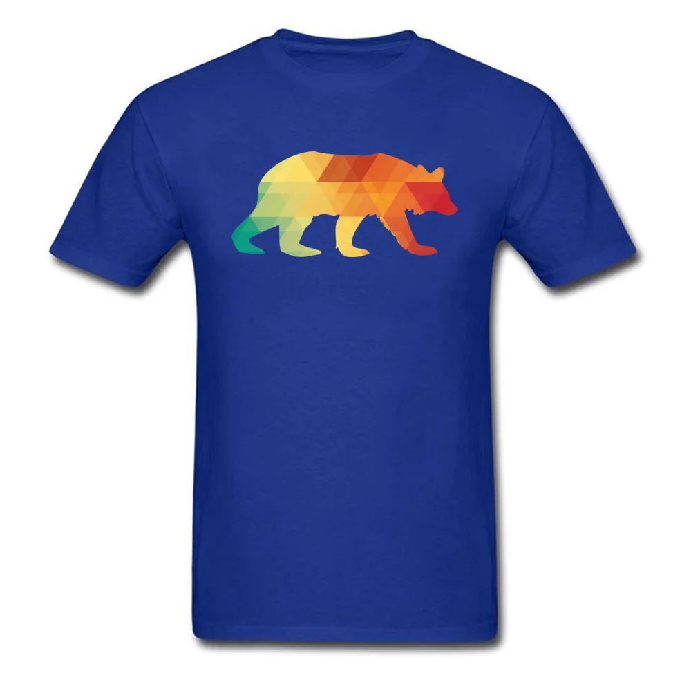 Hip Hop Men T Shirt Bear Harlequin Summer Tops T Shirt All Cotton Short Sleeve Crazy T Shirt Round Collar Wholesale Bear Harlequin blue