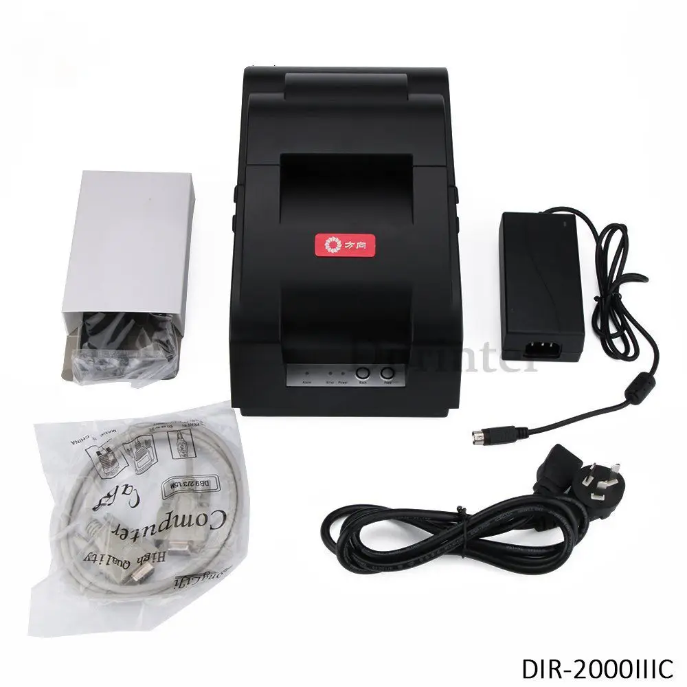  Desktop Dot Matrix Receipt Printer with Auto Cutter 76mm Paper
