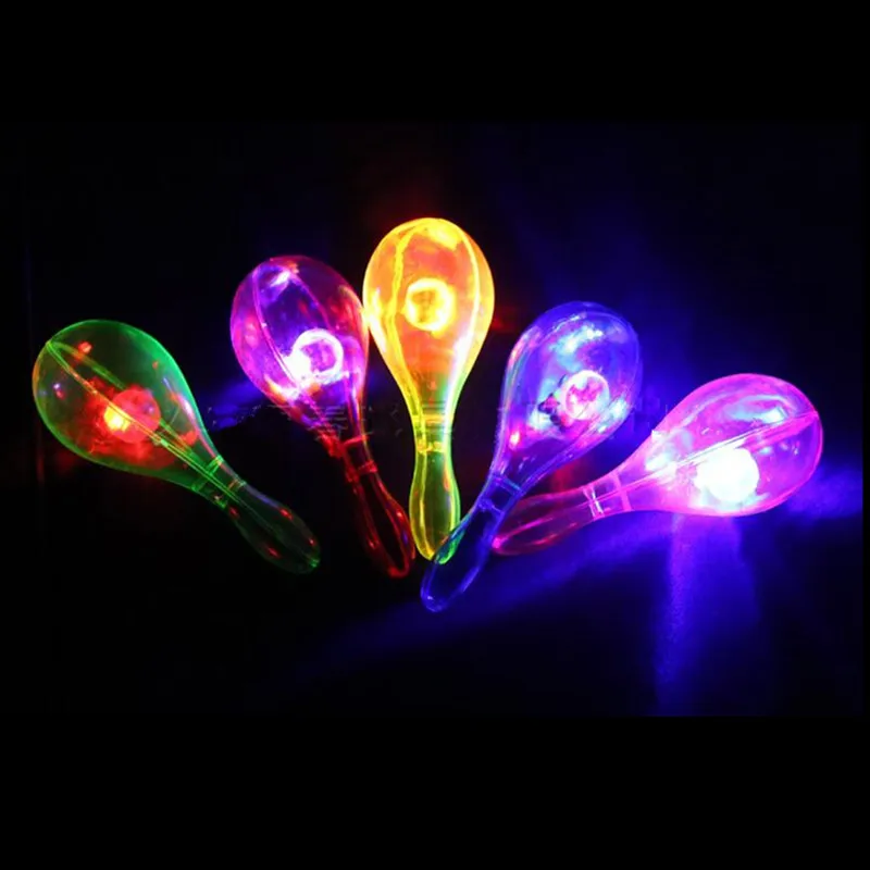Светодиодный Погремушки мигающий светильник Up встряхнуть игрушки шары для аплодисментов в вечерние концерт вечерние карнавальный костюм на Хэллоуин