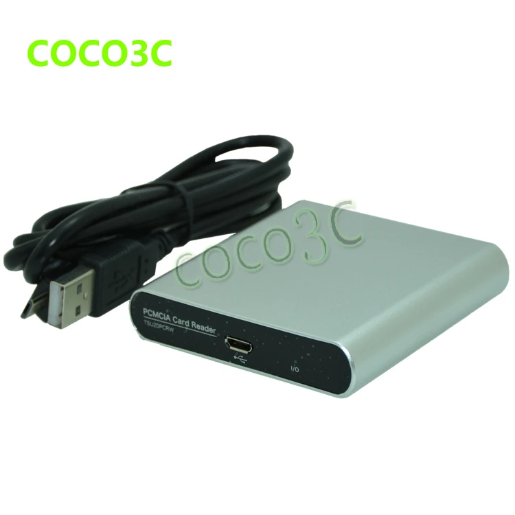 USB 2.0 to 68pin PCMCIA slot card reader for SD / CF to cardbus adapter