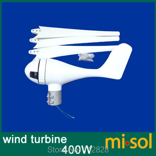 Gerador de Turbina Vento Eólica v Kit 400 w 12 Renovação da Casa