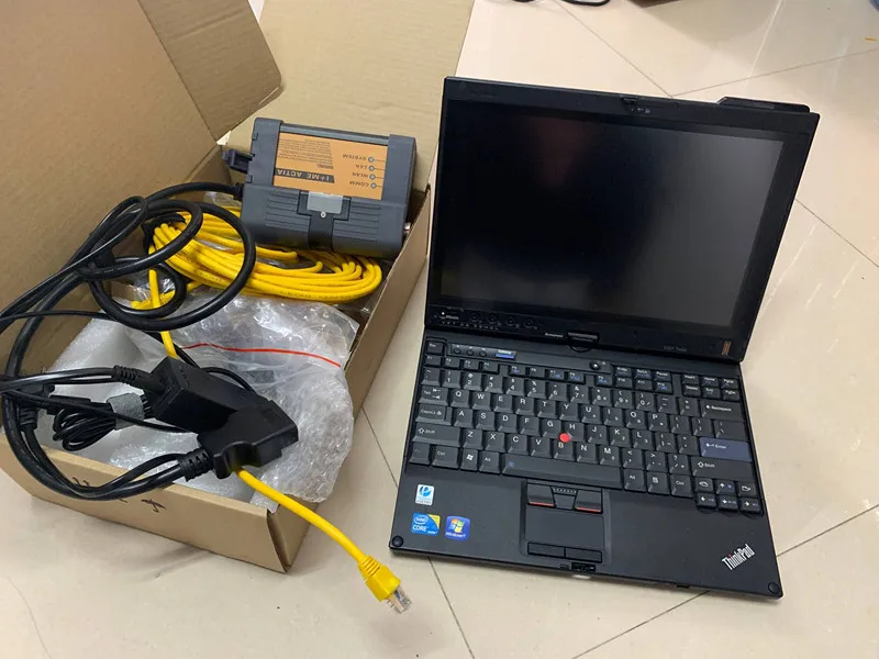  Para BMW ICOM A2 B C con software hdd 201907 v instalado en ordenador portátil x201t tableta i7 cpu