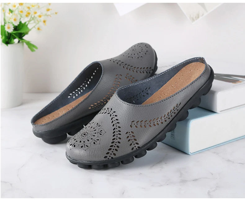 XY 991 Cut Outs Women\\\'s Summer Flats Shoes -11