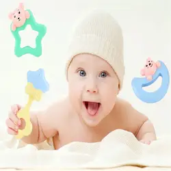 Детские игрушки уход за полостью рта прорезывание зубов 0-12 месяцев Детские погремушки ручной Колокольчик многоцелевая погремушка игрушка
