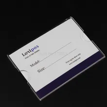 150*100 мм 1,5 мм 30 шт акриловый ярлык знак метка цена полка-стойка настенный стол клейкая этикетка цена знак держатель рамка для ценника