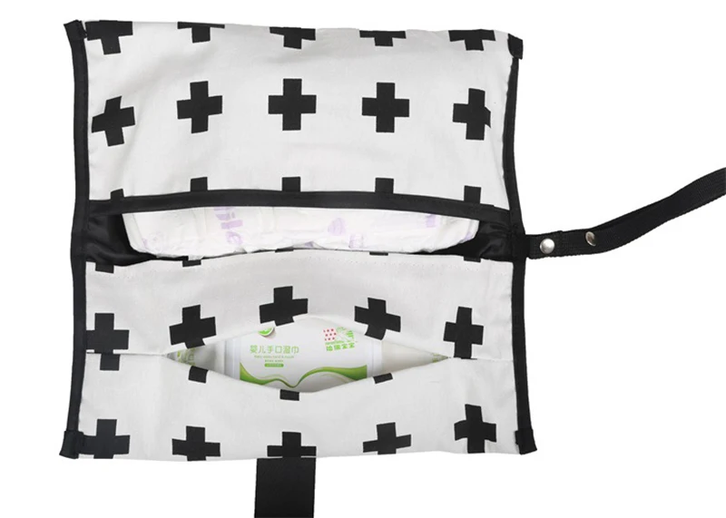 Fashion Infant Diaper Bags Mummy Wet Wipes Storage Pocket Female Toddler Travel Nappy Bag Baby Care Mom Nursing Tote BB5142 (2)