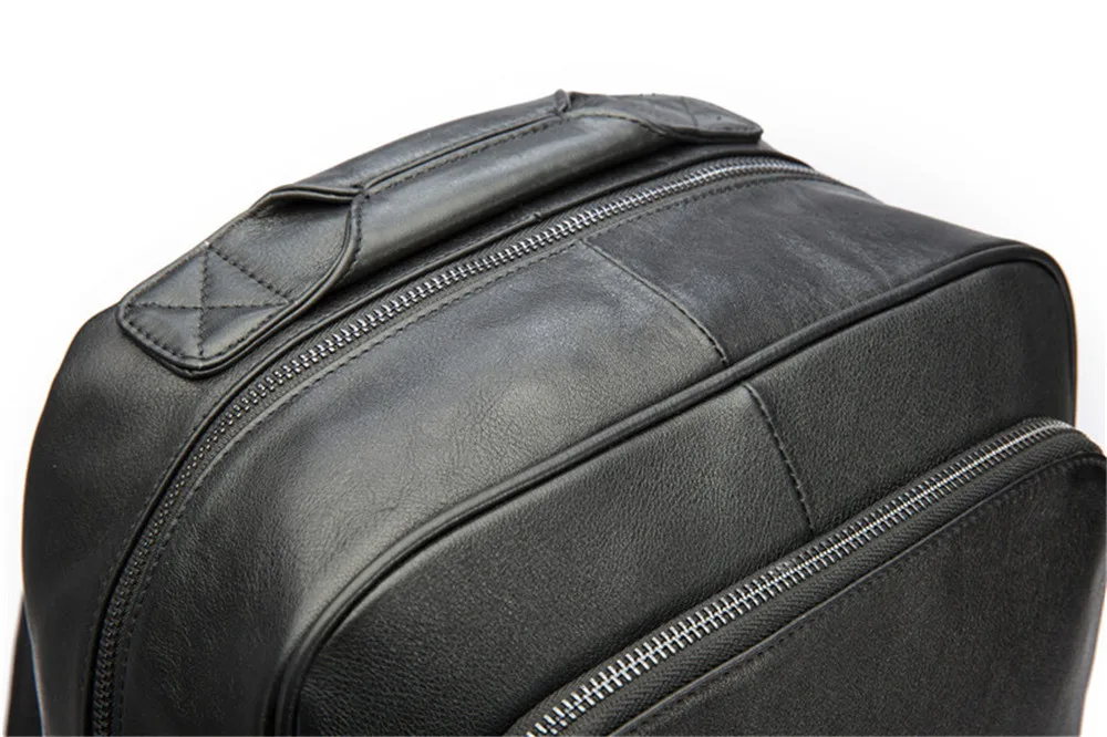 Мужской рюкзак из натуральной кожи, Противоугонный рюкзак, 15,6 дюймов, для ноутбука, бизнес, рюкзак, для путешествий, компьютера, карманный, школьная, Офисная сумка