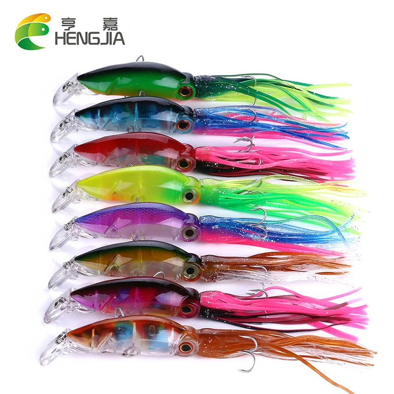 HENGJIA 8 шт 10 см 16 6 г рыболовные приманки снасти Minnow приманка Воблер для морской