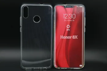 

100pcs/lot transparent smooth Soft TPU Cover Case For Huawei Honor 8X