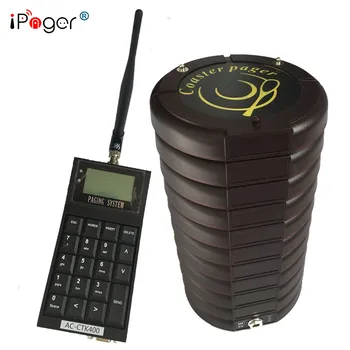 

2109 multifunction wireless table restaurant guest paging system(1 keypad with 10 pagers)