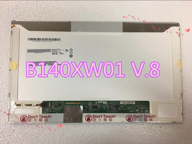 Бесплатная доставка оригинальный экран B140XW01 V.0 V.C V.6 B140XW0 V.8 LP140WH1 TL A1 LP140WH4 TLC1 LTN140AT07