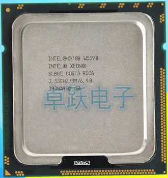 

Intel Xeon W5590 CPU processor 3.33GHz LGA1366 8MB/ L3 130W Cache/Quad Core server CPU w5590 can work