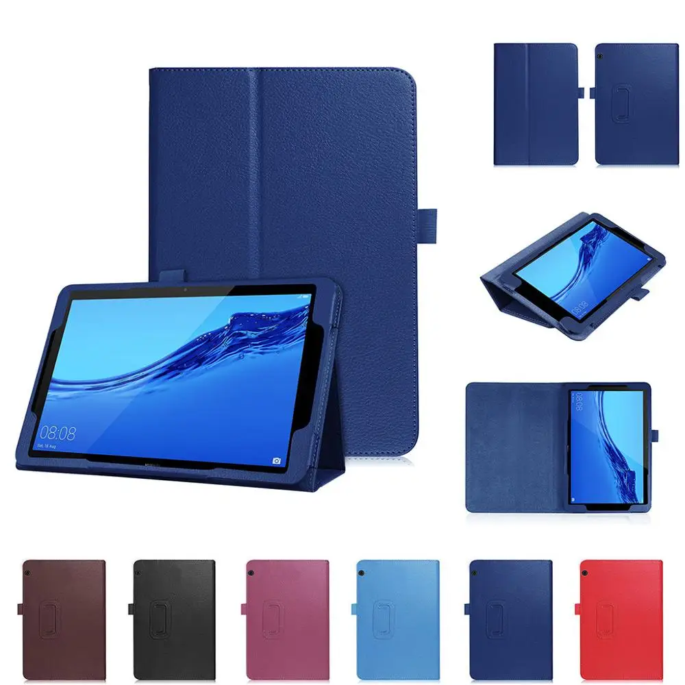 

Ultra Slim Case for Huawei Mediapad T5 10 AGS2-W09/L09/L03/W19 10.1" Leather Flip Case Stand tablet holder stand Antifouling Q70