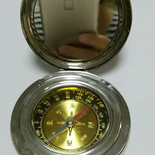 5 шт. Открытый Отдых Туризм аварийное спасательное отражающее зеркало портативная карманная из нержавеющей стали поверхностный Цветной Медный компас