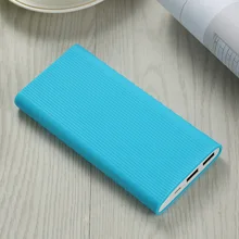 Силиконовый чехол для Xiao mi Poverbank 10000 мАч 20000 мАч резиновый чехол для mi Xiao mi power Bank Внешний аккумулятор Poverbank чехол