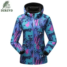 DZRZVD брендовая одежда, флисовая куртка для женщин, для альпинизма, походов, куртки, ветрозащитные, водонепроницаемая, для рыбалки, лыжная одежда 96