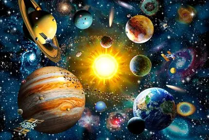 Us 223 20 Offstarry Sky Solar System The Wooden Puzzle 500 Pieces Ersion Paper Jigsaw Puzzle White Card Adult Childrens Educational Toys In