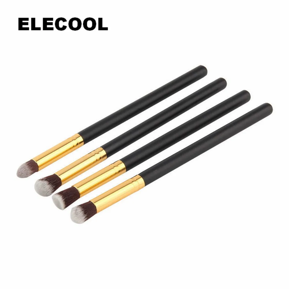 

ELECOOL 4pcs/set Makeup Brush Set Blending Eye Shadow Eyeshadow Brushes Comestic Set Foundation Brush Make Up Brushes