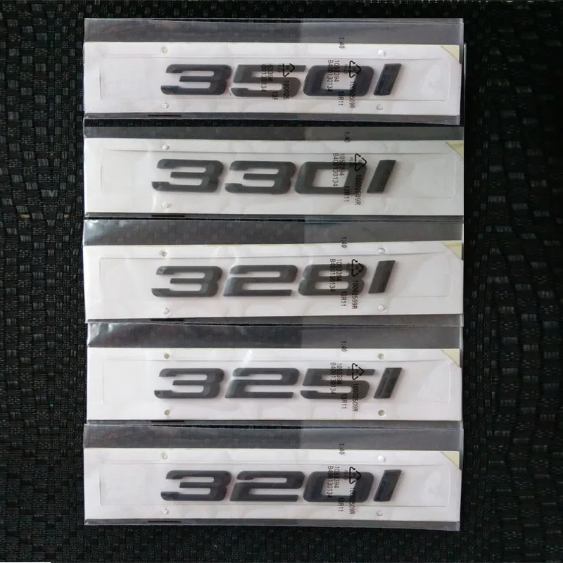 

10pcs/lot Black ABS M performance car rear sticker for BMW 3 Sereis E30 E36 E46 E90 F30 316i 318i 320i 325i 328i 330i 335i 350i