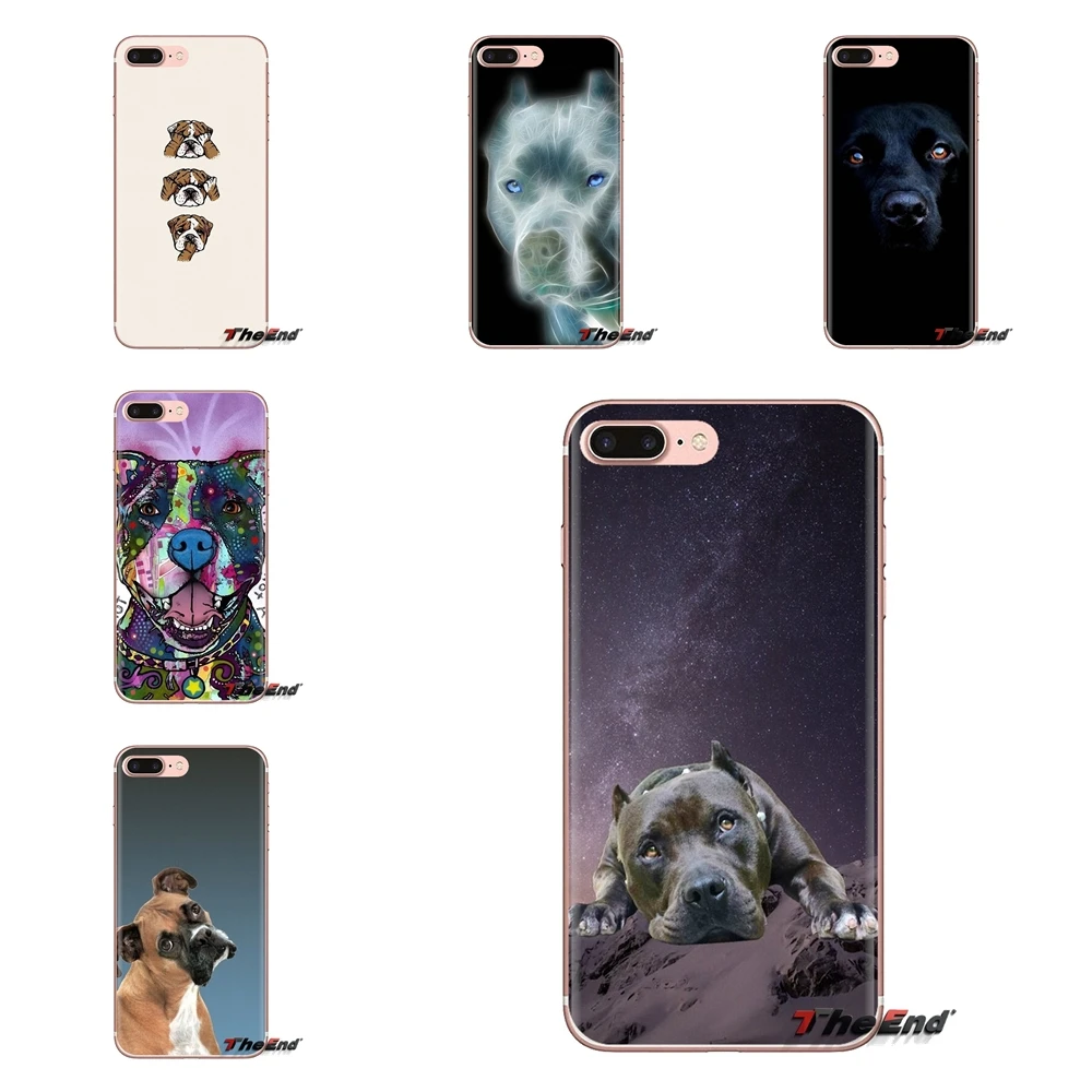 

Transparent Soft Shell Covers Puppy Pit bull Pitbull Gog For Huawei Mate Honor 4C 5C 5X 6X 7 7A 7C 8 9 10 8C 8X 20 Lite Pro