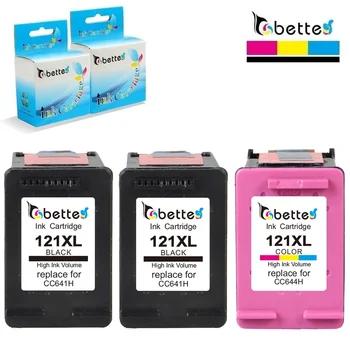 

BETTE Ink Cartridges Replacement for HP 121 121XL hp121 Photosmart C4685 C4688 C4798 C4799 Deskjet D2500 D2560 D2563 D2660 D5560