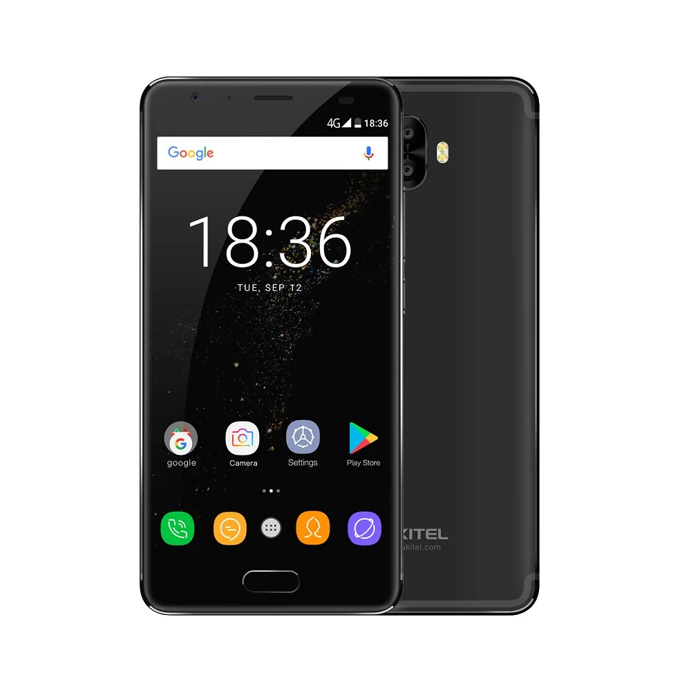 OUKITEL K8000 Android 7,0 de 5,5 mobile Phone Octa Core 4 GB 64 GB 8000 mAh 13.0MP + 16.0MP cámaras traseras teléfono Celular frente Touch ID desbloquear