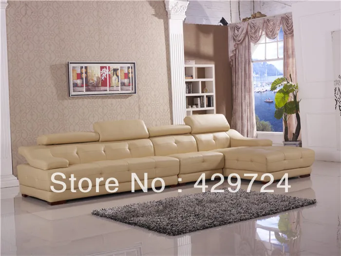 Free Shipping European American Design Stretched Headrest Top Free Shipping European American Design Stretched Headrest Top Grain Leather Sofa Clic Corner With Lounge In Living Room Sofas From