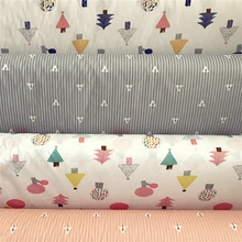 160x50 см свежая Рождественская елка, Сосновая полоска, саржевая ткань из чистого хлопка, DIY детское постельное белье, пододеяльник, наволочка, чехол, ткань 160 г/м