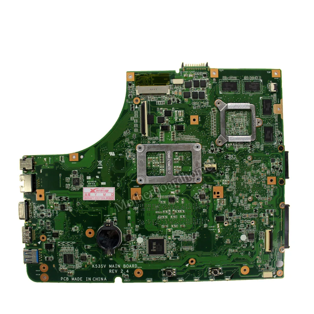 Tanie K53SV gt540 2g płyty głównej REV 3.0 3.1 dla ASUS K53SV A53S K53S X53S P53S K53SC K53SJ K53SM laptopa płyty głównej płyta główna w 8 * pamięci wideo
