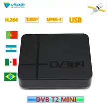 Vmade TV box HD MINI DVB T2 Terrestrial Receiver DVB-T2 MPEG-2/4 H.264 Support HDMI Set Top Box K2 TV Tuner FREE Shipping