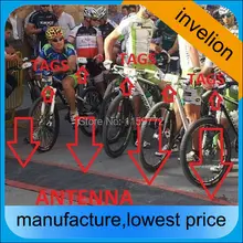 Дальний марафон велосипед синхронизации гоночная стяжка, rfid uhf инкрустация пассивный EPC class1 Gen2 ISO18000-6C UHF rfid Метка